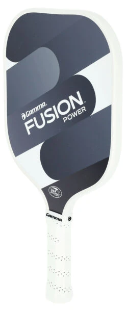 Gamma Fusion Power Pickleball Paddle -Racquet Gear Gamma Fusion Power Pickleball Paddle black front 02376.1708014211