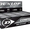 Dunlop Competition Single Yellow Dot Squash Balls 12 Pack -Racquet Gear dunlop competition single yellow dot squash balls 12 pack 44586 60690.1698769714