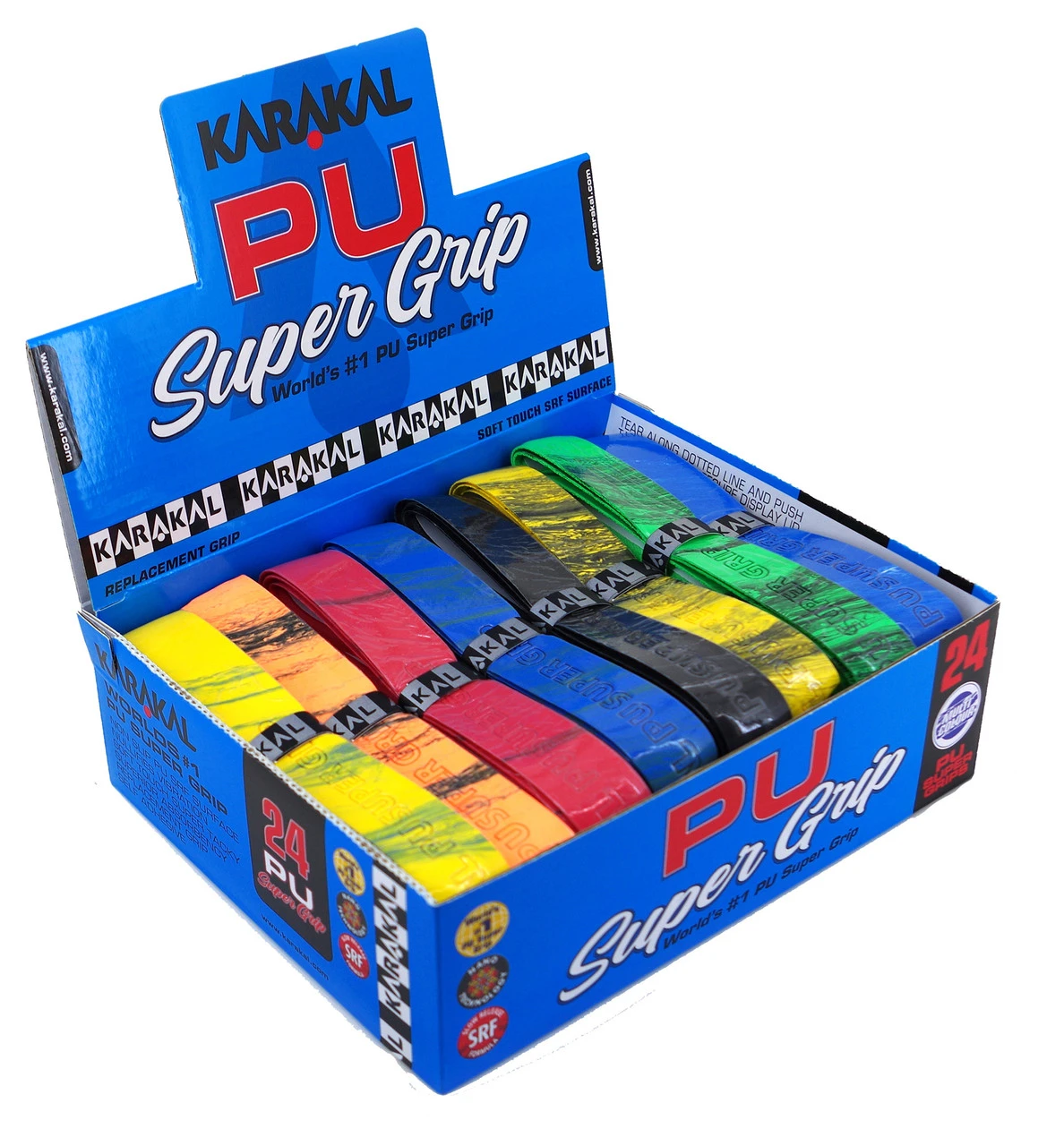 Karakal PU Super Grip Universal Replacement Grip 24 Pack 7 Karakal PU Super Grip Universal Replacement Grip 24 Pack - Image 5
