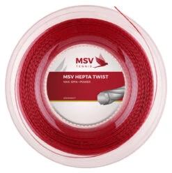 MSV Hepta-Twist 17 1.20mm 200M Reel -Racquet Gear msv hepta twist 17 1 20mm 200m reel red 00295 41937.1698772867