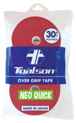 Toalson Neo Quick Overgrip 30 Pack -Racquet Gear toalson neo quick overgrip 30 pack red 18561 58246.1698772937