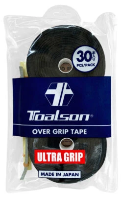 Toalson Ultra Overgrip 30 Pack -Racquet Gear toalson ultra overgrip 30 pack black 44623 66885.1698771467
