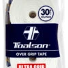 Toalson Ultra Overgrip 30 Pack -Racquet Gear toalson ultra overgrip 30 pack white 95514 44026.1698771468