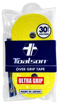 Toalson Ultra Overgrip 30 Pack -Racquet Gear toalson ultra overgrip 30 pack yellow 25456 30658.1698771468