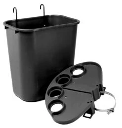 Tourna Tennis Court Tidy Bin -Racquet Gear tourna tennis court tidy bin black 98165 58233.1698771160