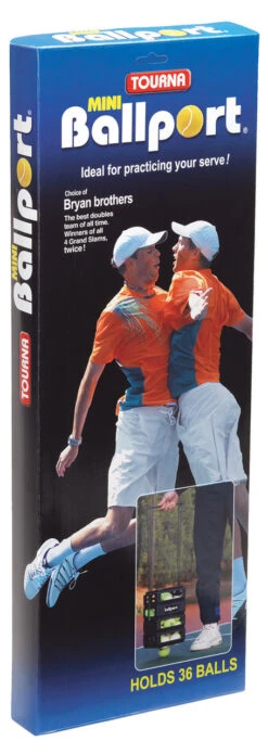 Tourna Ball Port Polypropylene 36 Ball Basket -Racquet Gear unique ball port polypropylene 36 ball basket 82652 55316.1706160112