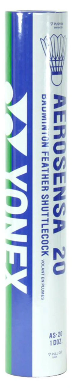 Yonex Aerosensa 20 Feather Badminton Shuttlecocks Dozen