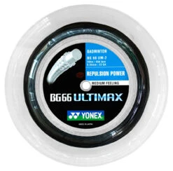 Yonex BG66 Ultimax 0.65mm Badminton 200M Reel -Racquet Gear yonex bg66 ultimax 0 65mm badminton 200m reel black 00179 47033.1698770317
