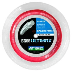 Yonex BG66 Ultimax 0.65mm Badminton 200M Reel -Racquet Gear yonex bg66 ultimax 0 65mm badminton 200m reel red 94067 90221.1698770318