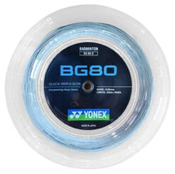 Yonex BG80 0.68mm Badminton 200M Reel -Racquet Gear yonex bg80 0 68mm badminton 200m reel blue 90471.1710948823