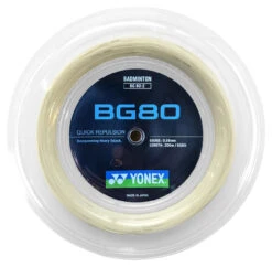 Yonex BG80 0.68mm Badminton 200M Reel -Racquet Gear yonex bg80 0 68mm badminton 200m reel white 22829.1710948822