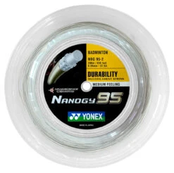 Yonex Nanogy 95 0.69mm Badminton 200M Reel -Racquet Gear yonex nanogy 95 0 69mm badminton 200m reel silver 72326 00865.1698769557