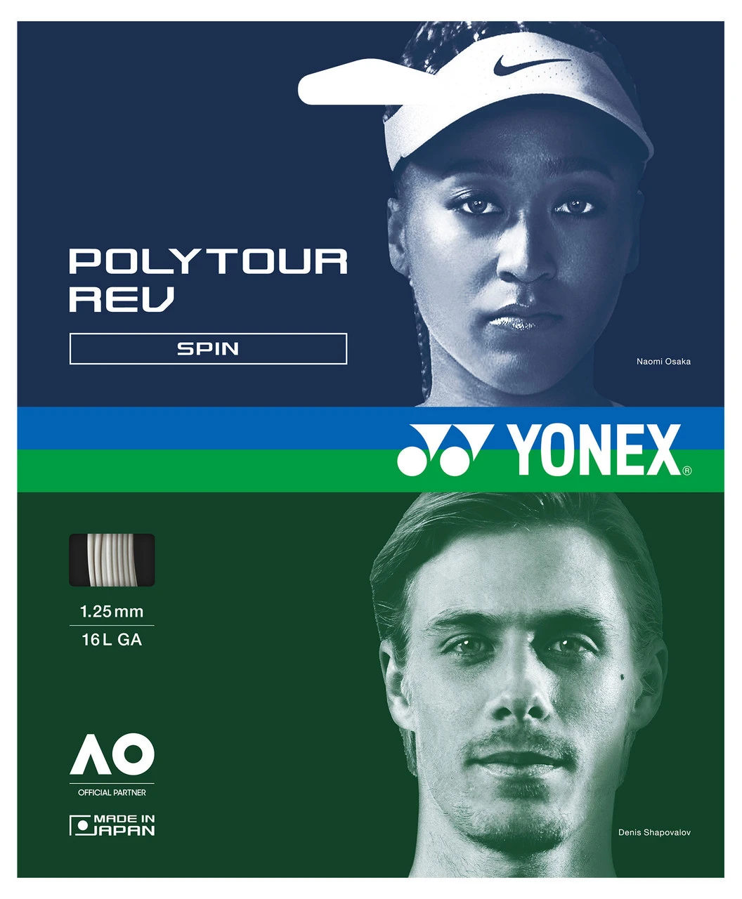 Yonex Poly Tour Rev 16L 1.25mm Set 4 Yonex Poly Tour Rev 16L 1.25mm Set - Image 2